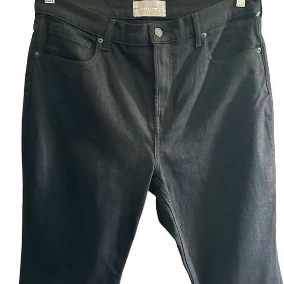 EVERLANE WAY-HIGH RAW HEM BLACK JEANS SIZE 32 - Picture 3 of 11